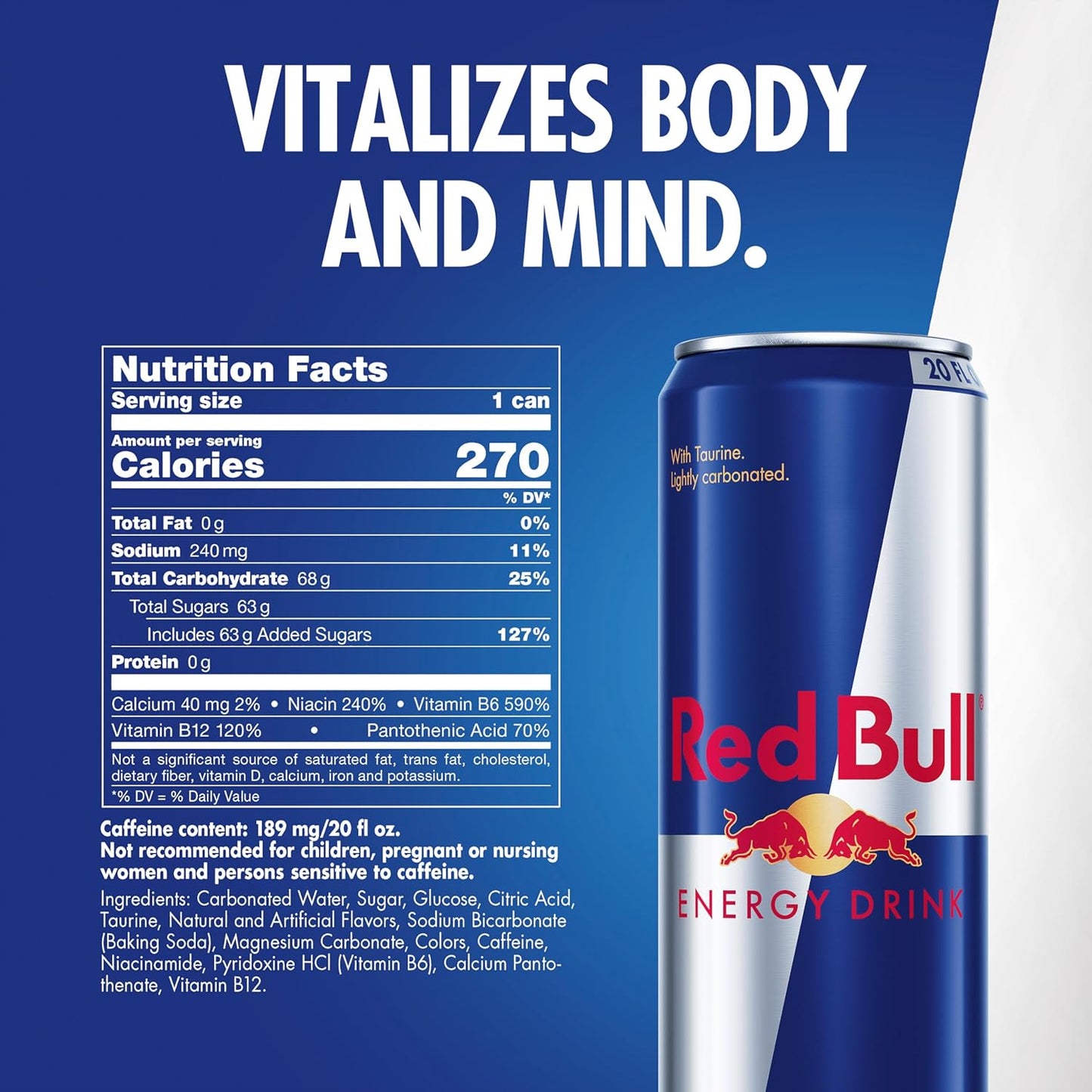 Red Bull Energy Drink, 114mg Caffeine | Taurine & B Vitamins | 12 Fl Oz | 16 Cans