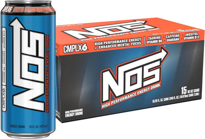 NOS Original Energy Drink 16oz (Pack of 15)