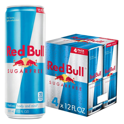 Red Bull Sugar Free Energy Drink with 80mg Caffeine plus Taurine & B Vitamins, 8.4 Fl Oz, Pack of 8 Cans