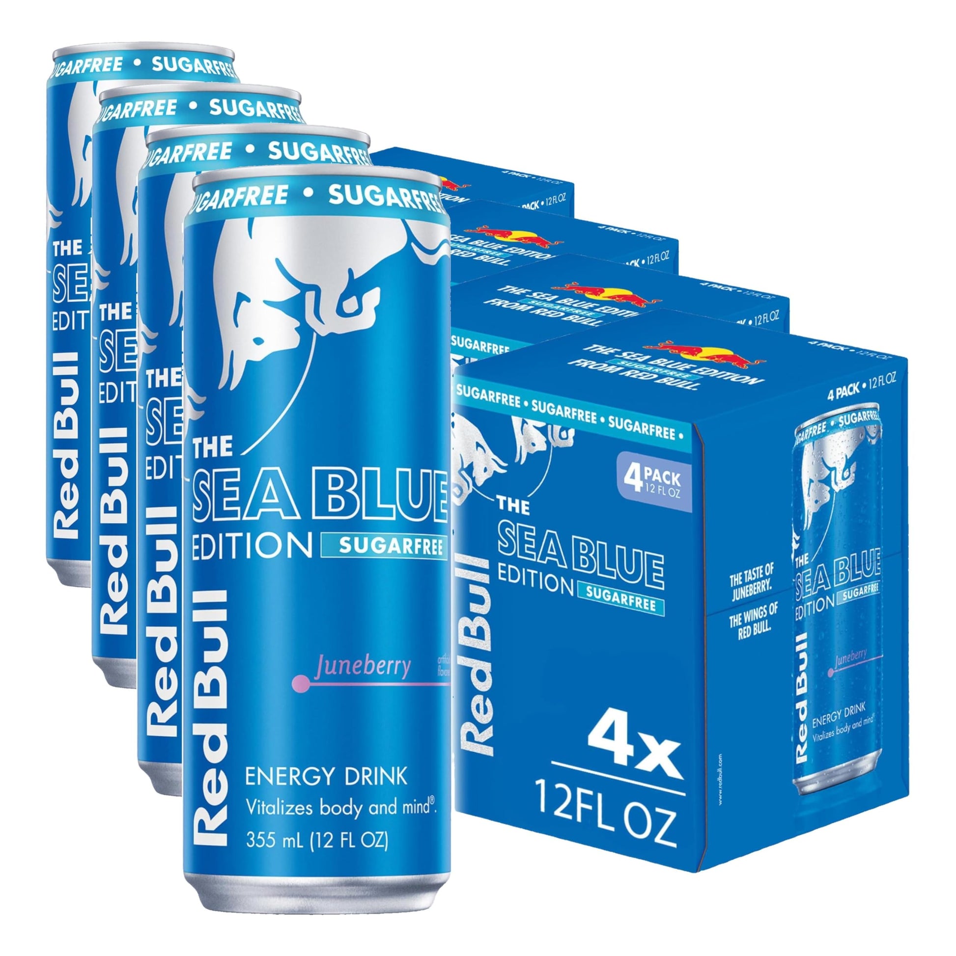 Red Bull Energy Drink SugarFree Variety Pack, Zero, Peach, Iced Vanilla Berry, 8.4 fl. oz, Pack of 12 Can