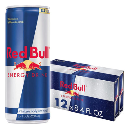 Red Bull Energy Drink, 114mg Caffeine | Taurine & B Vitamins | 12 Fl Oz | 16 Cans