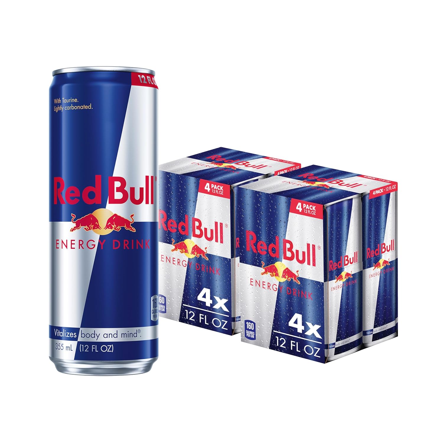 Red Bull Energy Drink, 114mg Caffeine | Taurine & B Vitamins | 12 Fl Oz | 16 Cans