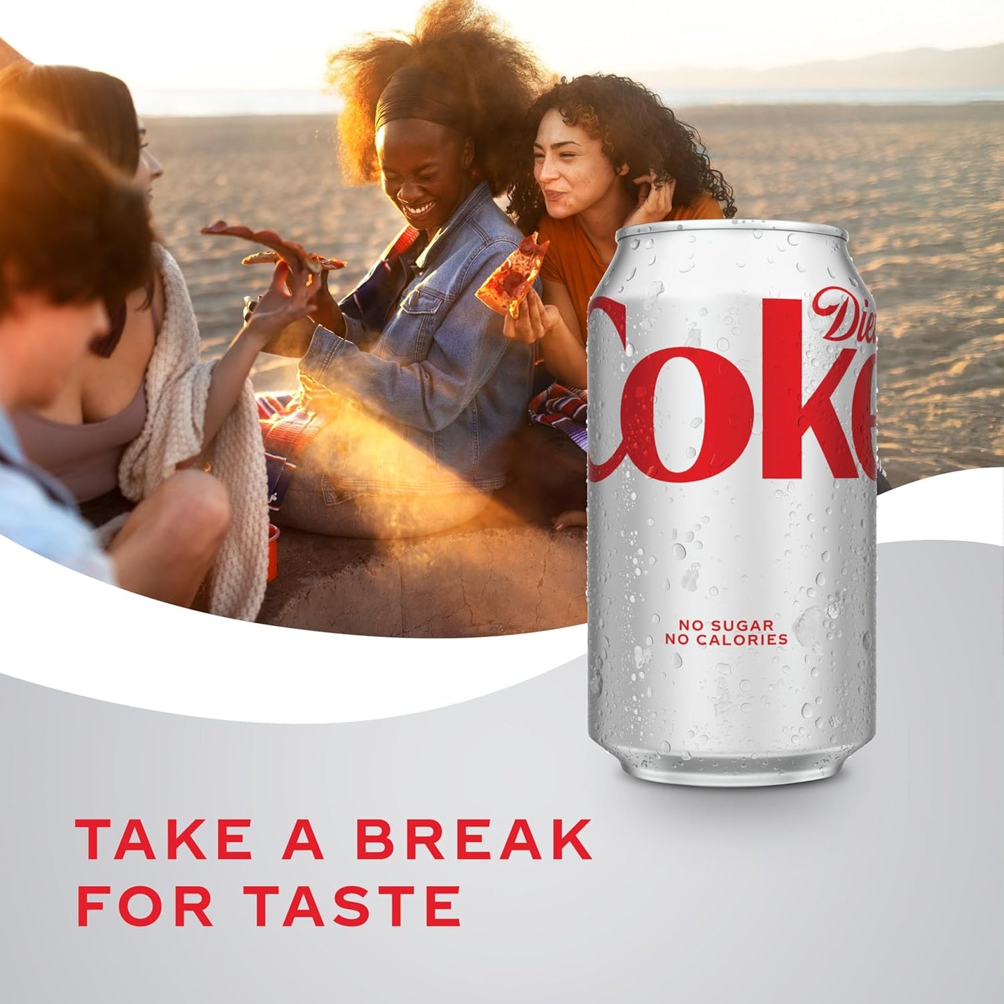 Diet Coke Soda Soft Drink Fridge Pack Cans, 12 fl oz, 12 Pack