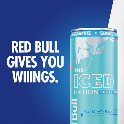 Red Bull Energy Drink SugarFree Variety Pack, Zero, Peach, Iced Vanilla Berry, 8.4 fl. oz, Pack of 12 Can