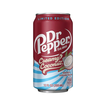 Dr Pepper creamy coconut pack of 24  12FLOZ cans