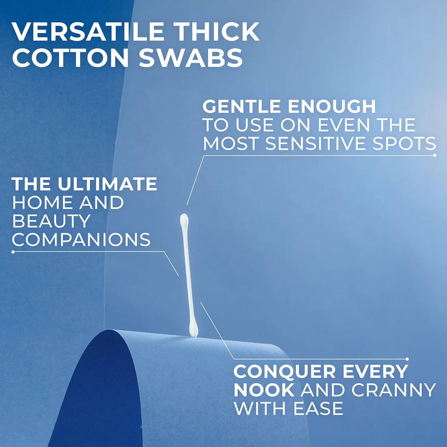 Q-tips Cotton Swabs 1750 Count 3 Pack – Premium Soft Cotton Swabs, Gentle Personal Care Sticks, Bulk Value Pack, Home Essentials