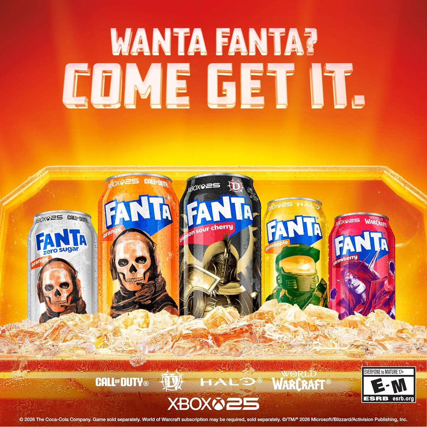 Fanta Orange Soda Can, 7.5 fl oz, 10 Pack