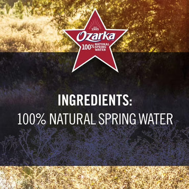 OZARKA 100% Natural Spring Water, 16.9-ounce Plastic Bottles (Pack of 35)