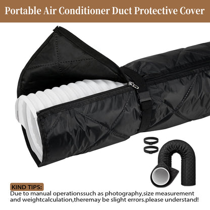 AC Hose Cover with Adjustable Buckle Straps, Thermal Insulation for Portable Air Conditioner