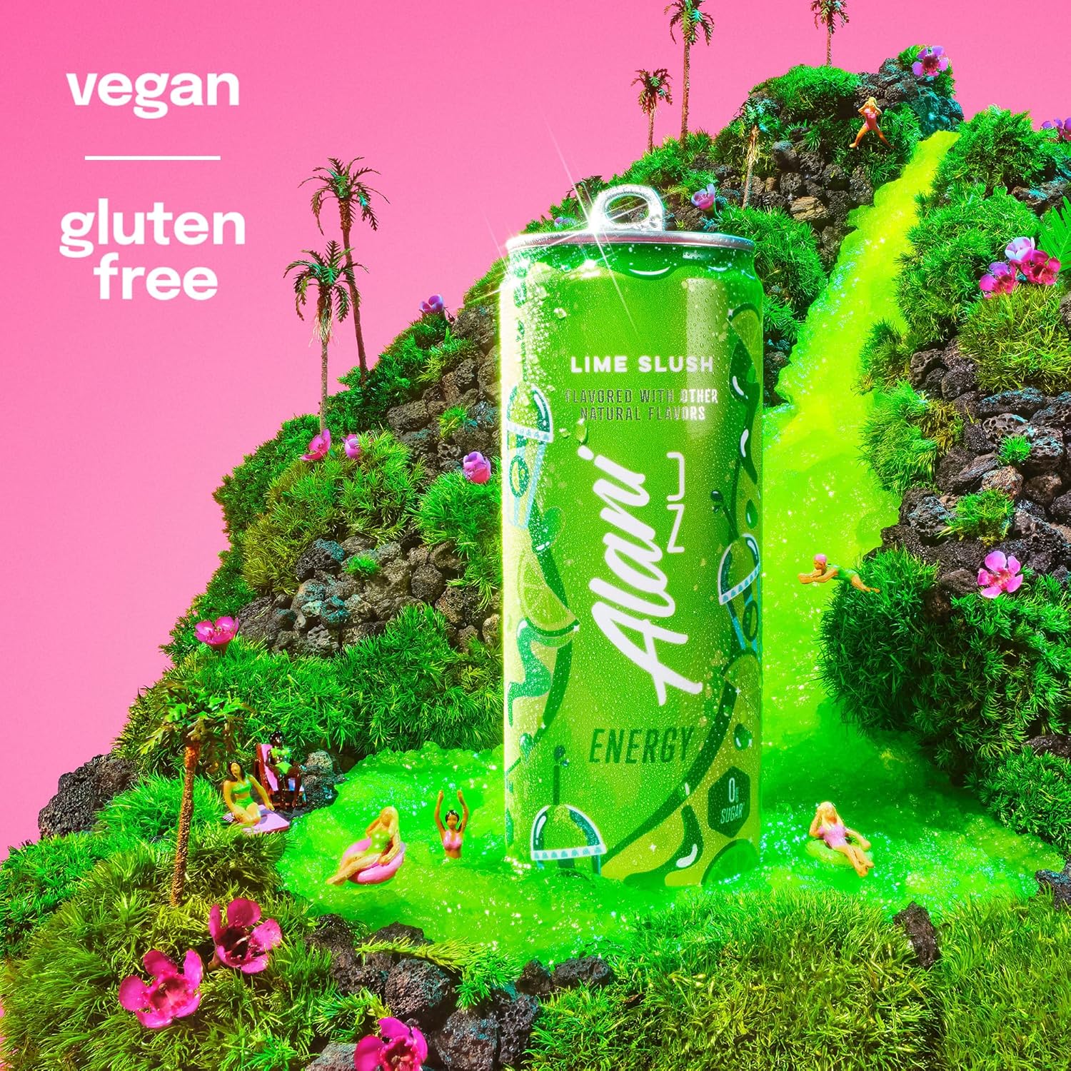 Alani Nu Lime Slush Sugar Free Energy Drink (Pack of 12)