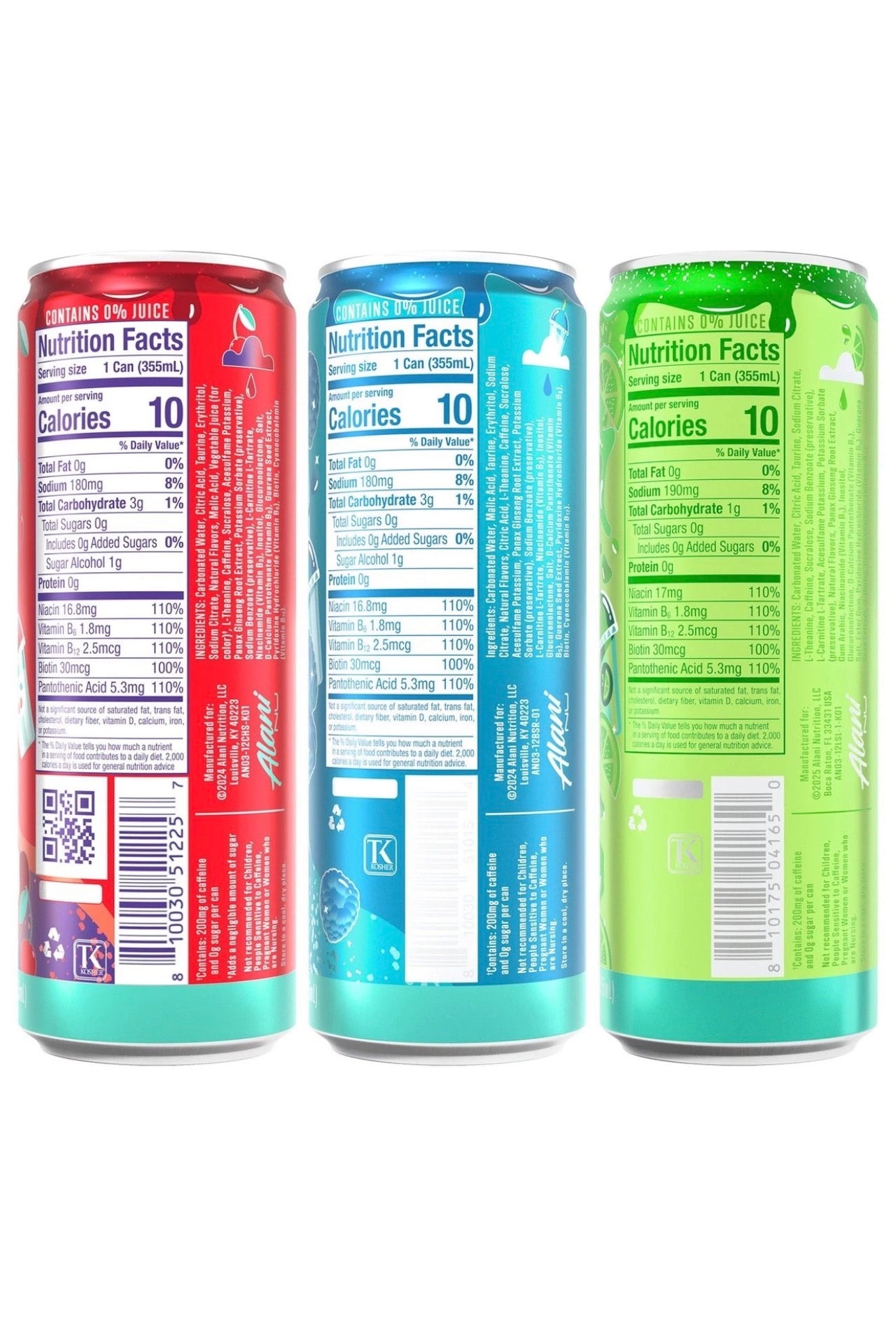 Alani nu energy drink verity pack of 18