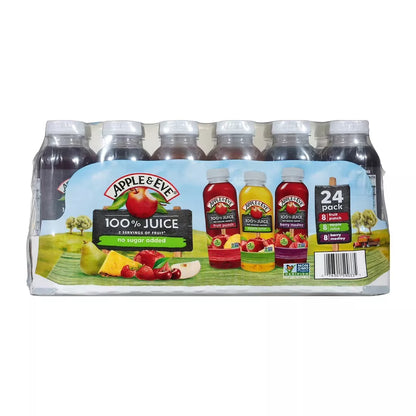 Apple & Eve Mango Paradise Juice Drink Variety Pack (24 Pack, 10 fl oz Each) – Tropical Fruit Juice Blend, No Artificial Flavors