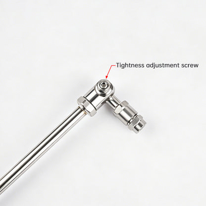 Stainless Steel Pressure Washer Extension Wand, Compatible with Standard High Pressure Washers, with Adjustable Rotating Nozzle