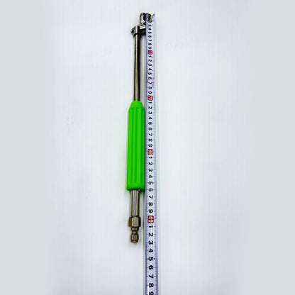 Stainless Steel Pressure Washer Extension Wand, Compatible with Standard High Pressure Washers, with Adjustable Rotating Nozzle