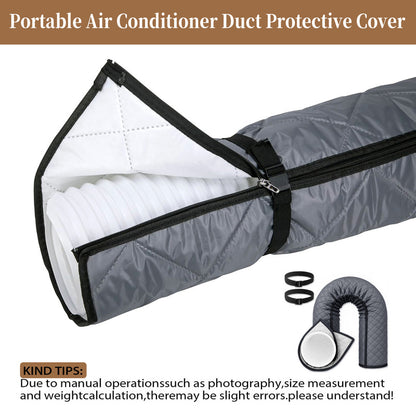AC Hose Cover with Adjustable Buckle Straps, Thermal Insulation for Portable Air Conditioner