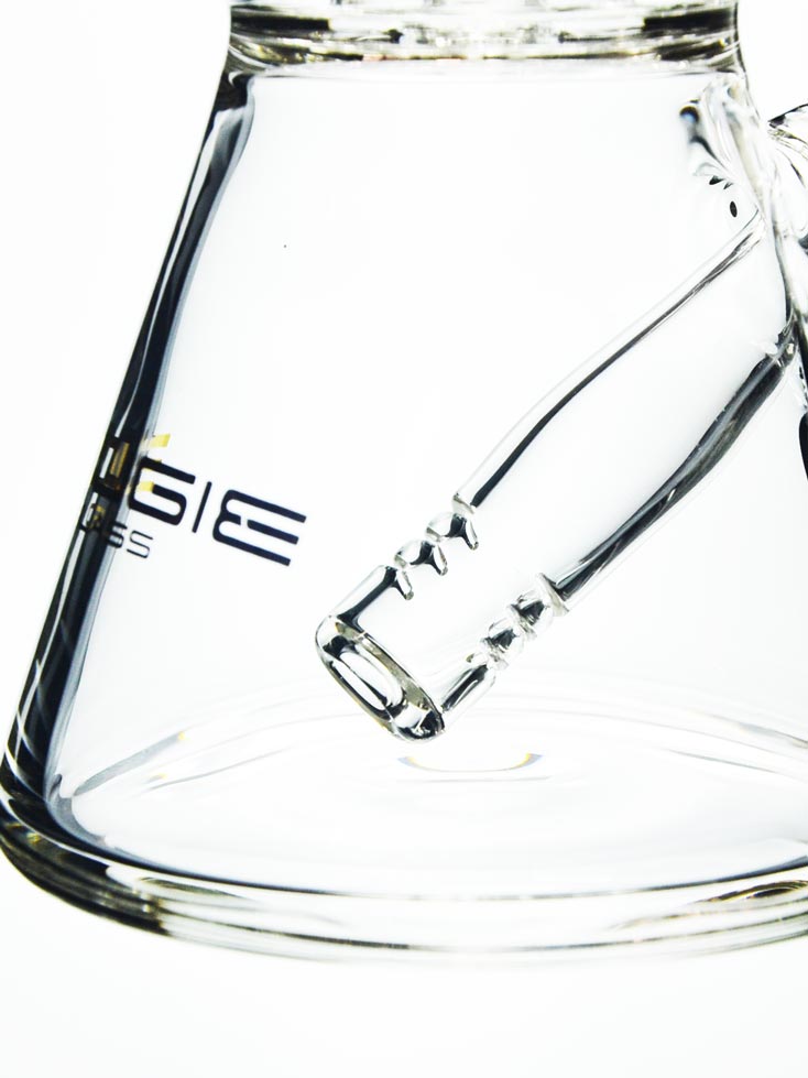Mini Beaker Bong with Perc by Bougie Glass