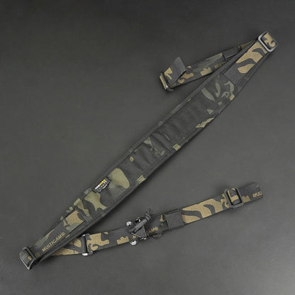 QD Tactical Rifle Sling, 2-Point Adjustable Airgun Strap, Nylon Quick Detach Sling for M4 AK Hunting