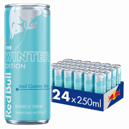 Red Bull Energy Drink Winter Edition Iced Vanilla Berry, 24 x 8.4ozml Cans, Limited Edition Carbonated Energy Drink