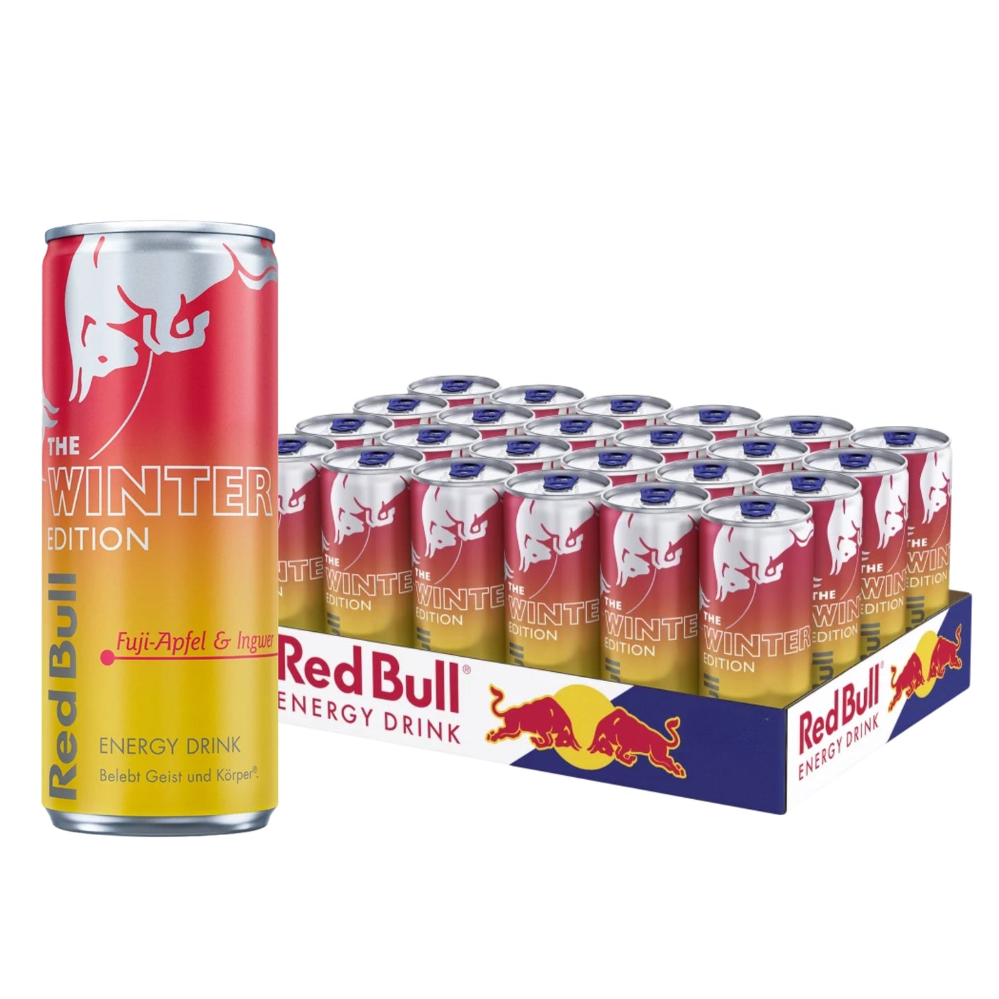 Red Bull Winter Edition Fuji Apple & Ginger 12 oz (Pack of 4, 24)