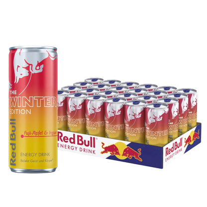 Red Bull Winter Edition Fuji Apple & Ginger 12 oz (Pack of 4, 24)