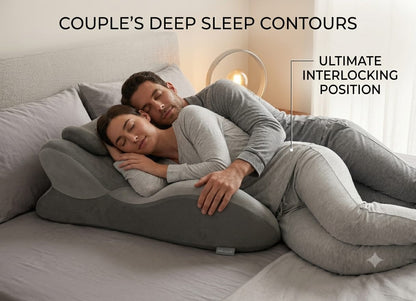Sweet Spot Couple Pillow Couple Pillow Hip Pad Wedge Pillow Memory Foam 27°Angle