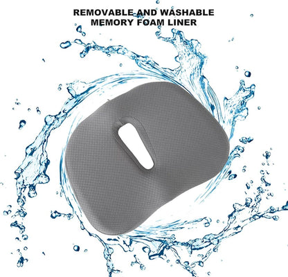 Ergonomic Memory Foam Seat Cushion for Office Chair, Car & Home Comfort