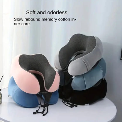Travel Neck Pillow – Memory Foam Neck Support Pillow for Travel