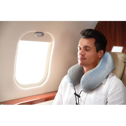 Travel Neck Pillow – Memory Foam Neck Support Pillow for Travel