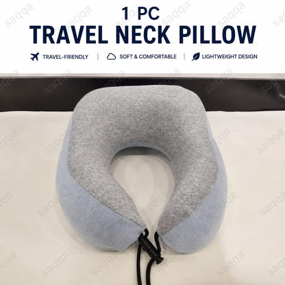Travel Neck Pillow – Memory Foam Neck Support Pillow for Travel