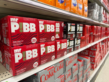 12 Pack Mr. Pibb Original Spicy Cherry Soda, 12 fl oz Cans, Carbonated Soft Drink