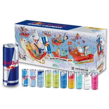 24 Pack Red Bull Energy Drink Variety Pack 8.4 fl oz Cans 80mg Caffeine