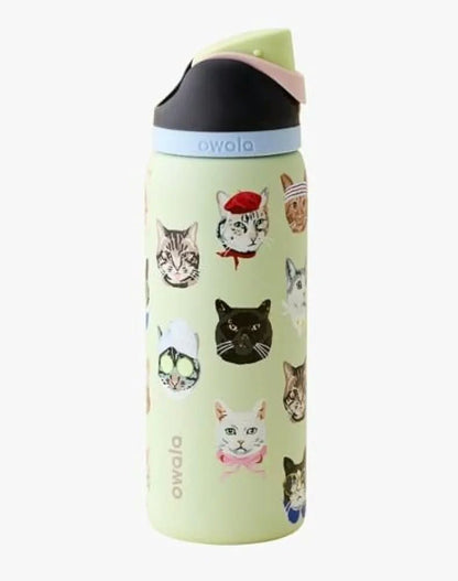 Owala 32oz FreeSip Water Bottle Cat Collage Catwala Urban Outfitters Exclusive N