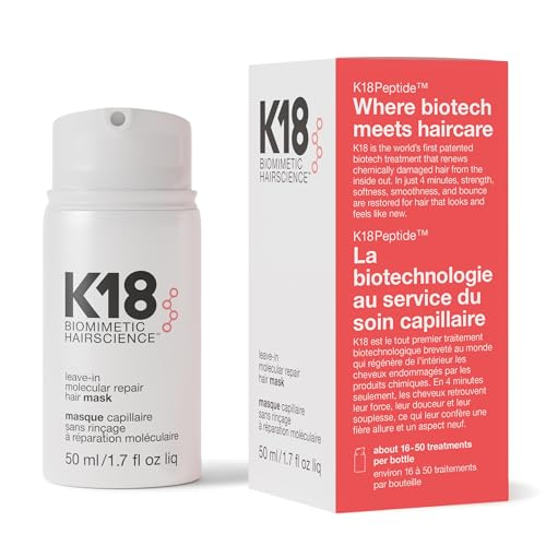 K18 Biomimetic Hairscience Leave-In Molecular Repair Hair Mask Peptide Treatment
