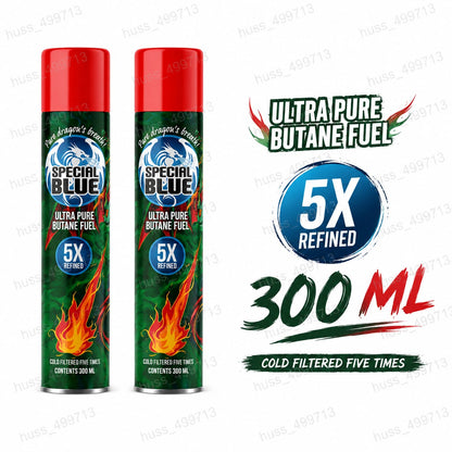 2 Bottles Ultra Pure Butane Fuel 300 mL Each – 5X Refined Butane2 Bottles Ultra Pure Butane Fuel 300 mL Each – 5X Refined Butane