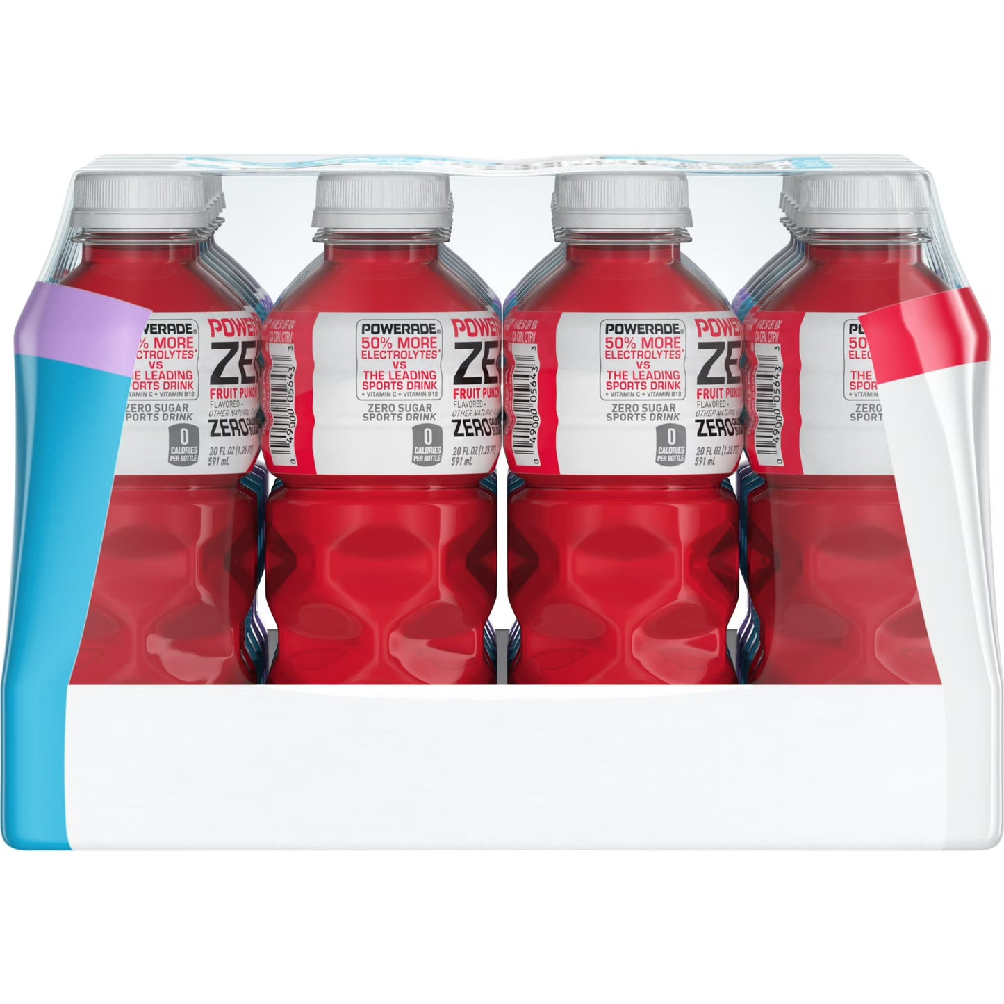 POWERADE ZERO Sports Drink Variety Pack (24 Bottles, 20 fl oz Each) – Zero Sugar Electrolyte Beverage for Hydration & Performance