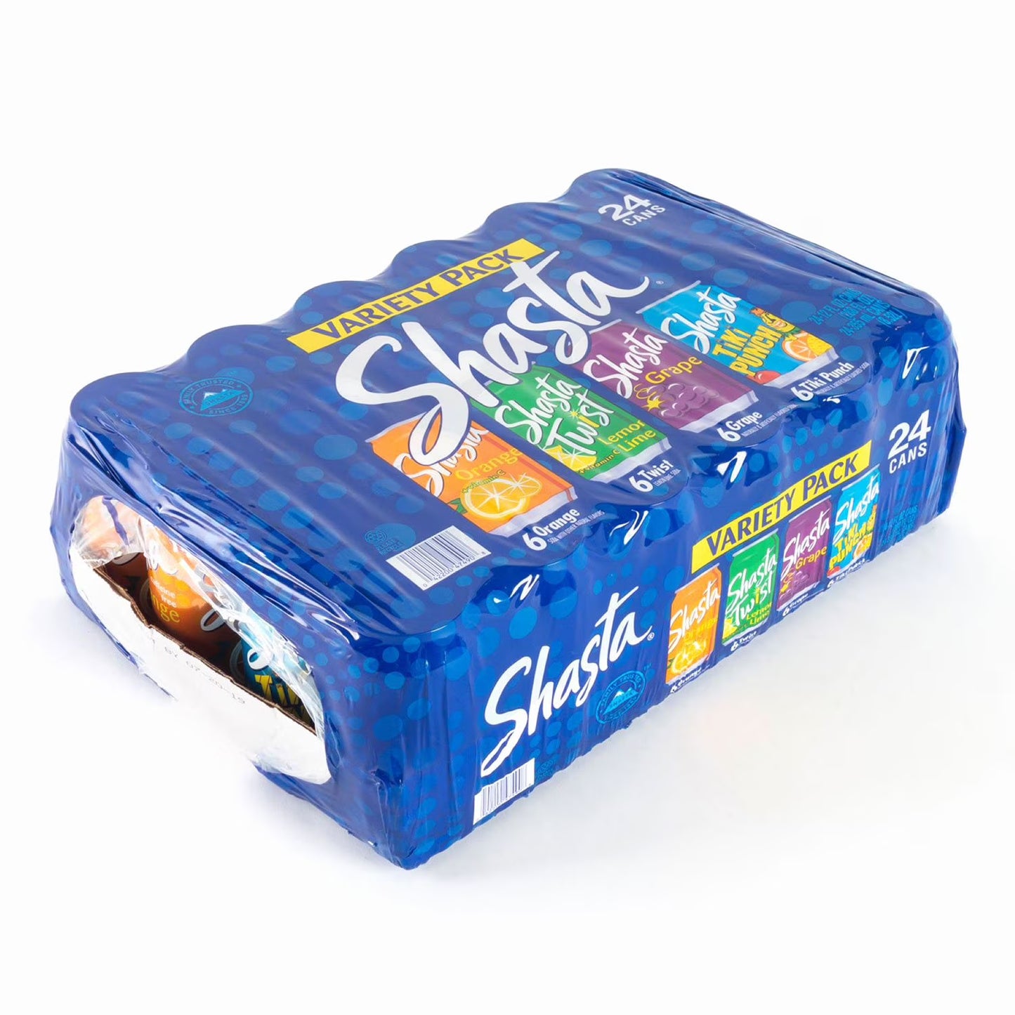 Shasta Soda Variety Pack 12 fl oz 24 Pack – Assorted Carbonated Soft Drinks, Classic Flavors, Bulk Case Pack, Party & Resale Beverage Bundle