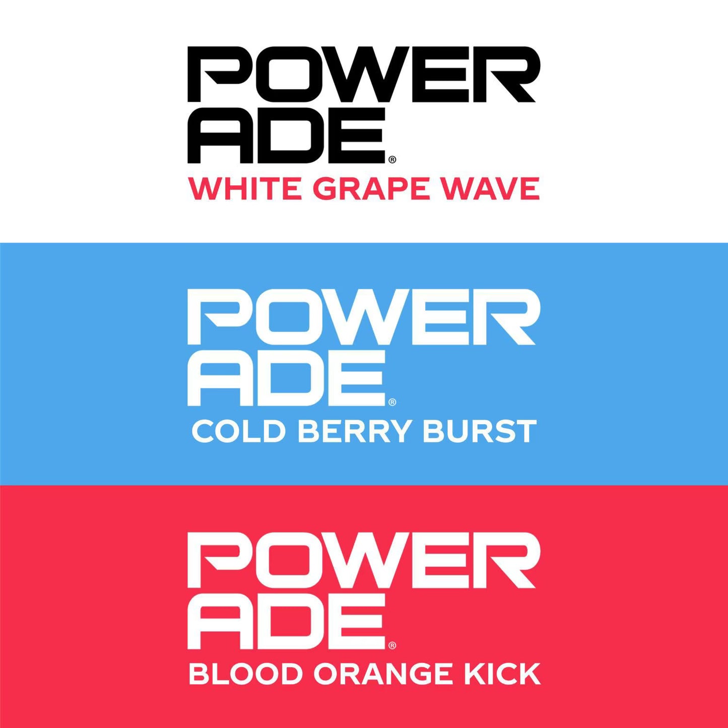 POWERADE Limited Edition Variety Pack Sports Drink, 20 fl. oz., 24 pk.