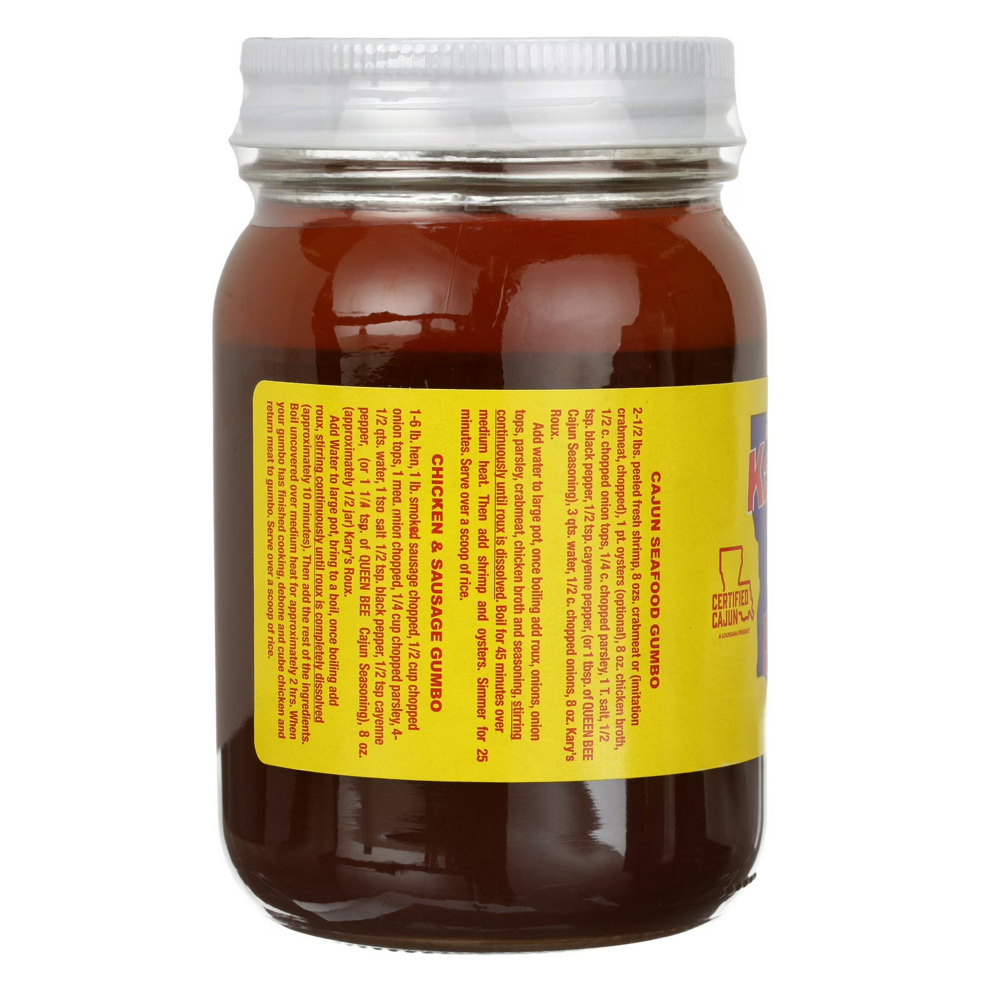 Kary's Original Cajun Style Dark Roux – 16 oz Jar