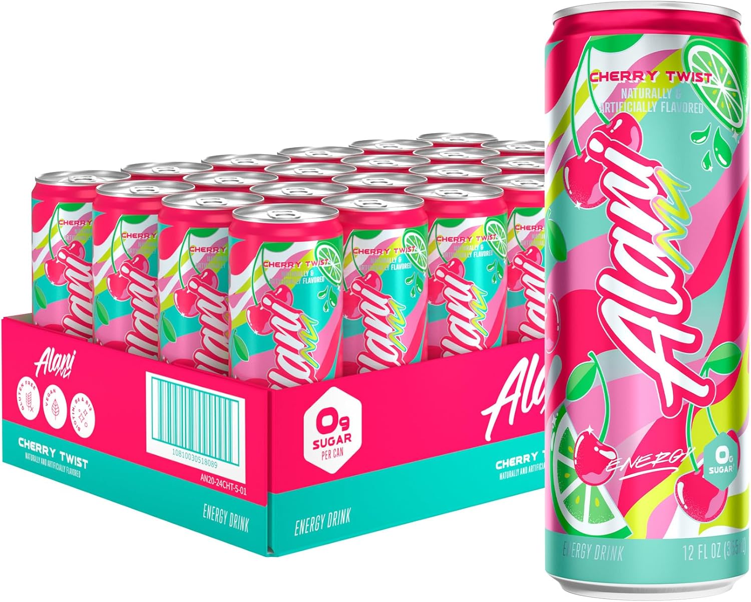 Alani Nu all flavors Energy drinks (12-Pack, 12oz)