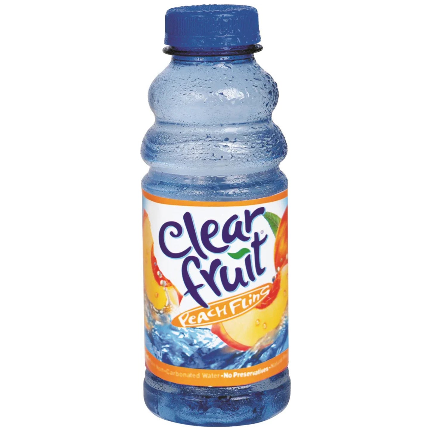 12 Pack Clear Fruit Water 20 Ounce Bottles Non Carbonated Water Beverage (Peach Fling)