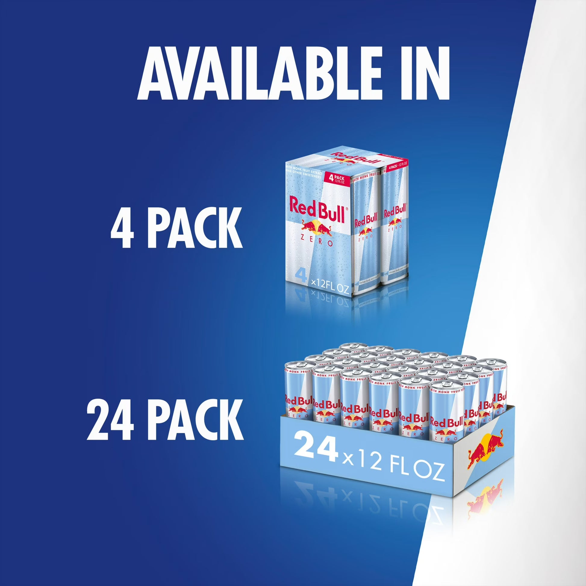 Red Bull Zero Energy Drink, 12 fl oz Cans (24 Pack), Sugar-Free Energy Drink with 114mg Caffeine, Taurine & B Vitamins