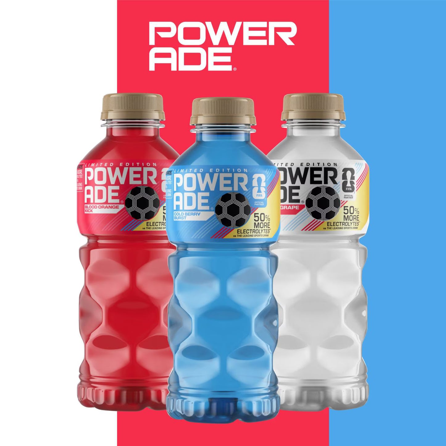POWERADE Limited Edition Variety Pack Sports Drink, 20 fl. oz., 24 pk.