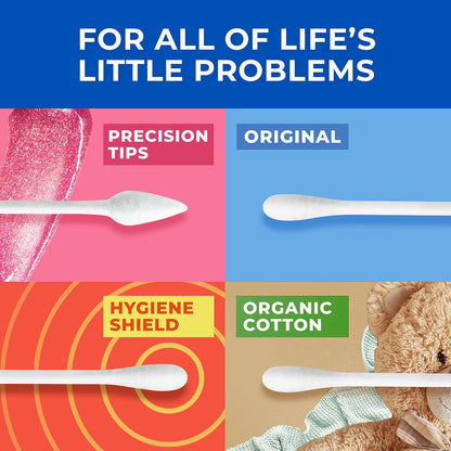 Q-tips Cotton Swabs 1750 Count 3 Pack – Premium Soft Cotton Swabs, Gentle Personal Care Sticks, Bulk Value Pack, Home Essentials
