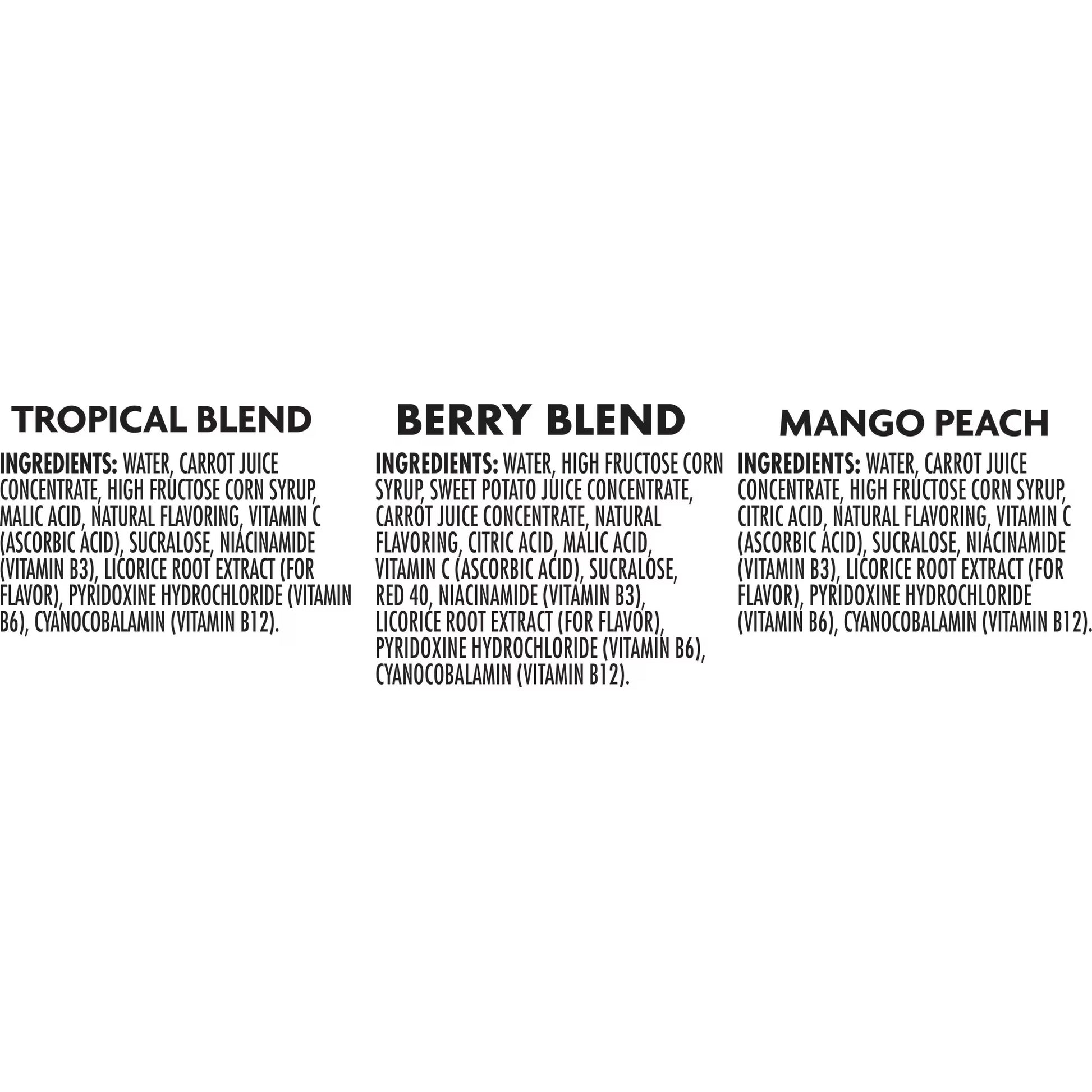 V8 Splash Juice Beverage Variety Pack (18 Pack, 12 fl oz Bottles) – Fruit & Vegetable Juice Blend, Refreshing Hydration Drink