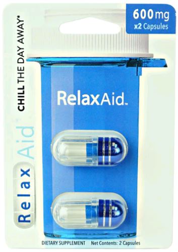 6 Pack Relax Aid 600mg Capsules – 12 Capsules Total