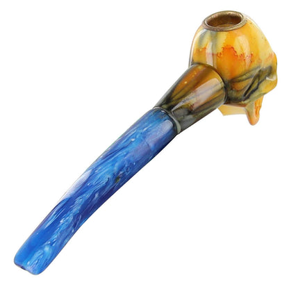 Handmade Pale Horseman Skull Head Tobacco Smoking Pipe