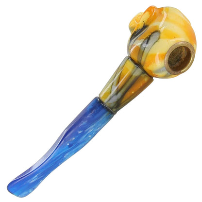 Handmade Pale Horseman Skull Head Tobacco Smoking Pipe
