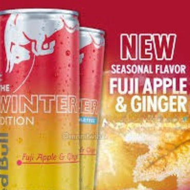 Red Bull Winter Edition Fuji Apple-Ginger flavor 12 Floz Cans (24 pack)