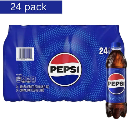 Pepsi Cola – 16.9 fl oz Bottles, 24 Pack