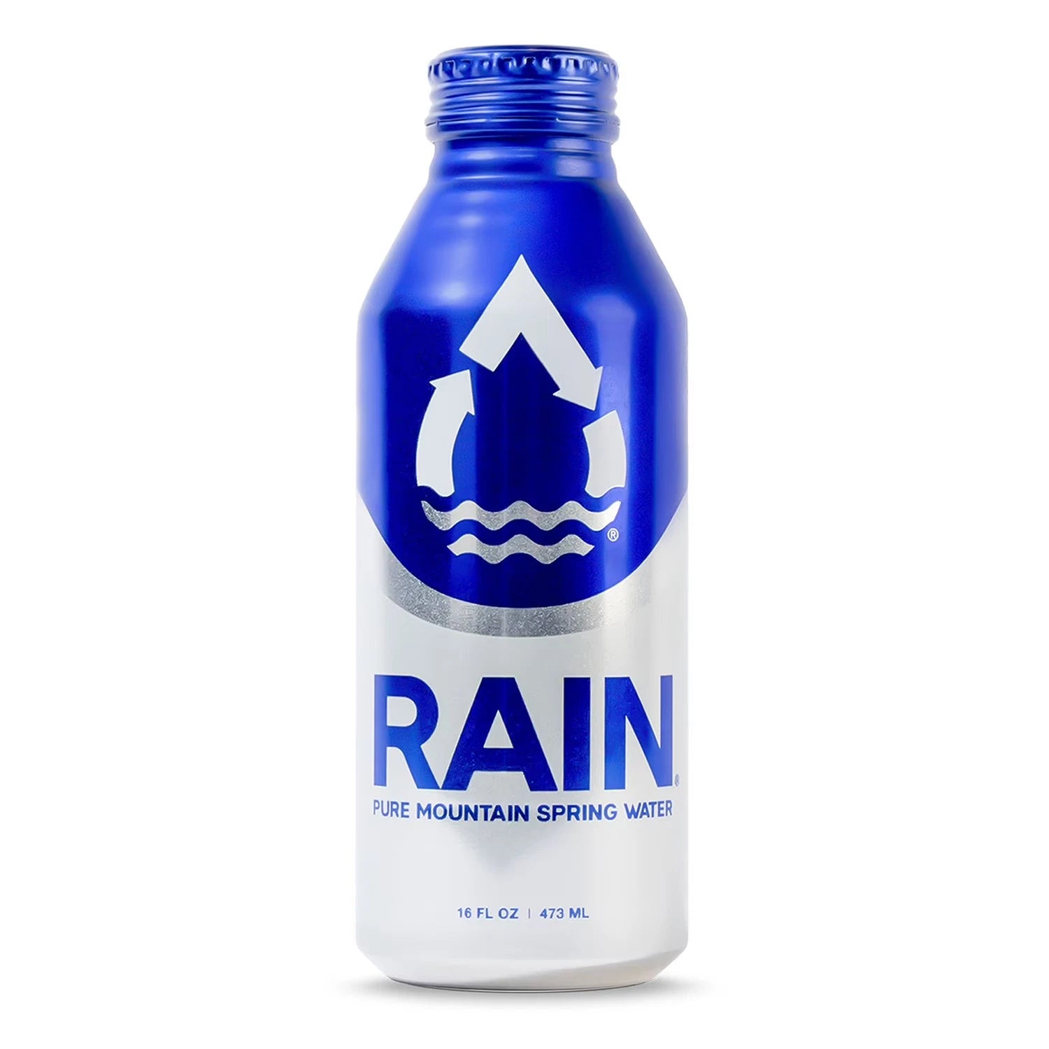 Rain Pure Mountain Spring Water – 24 Pack, 16 fl oz Bottles
